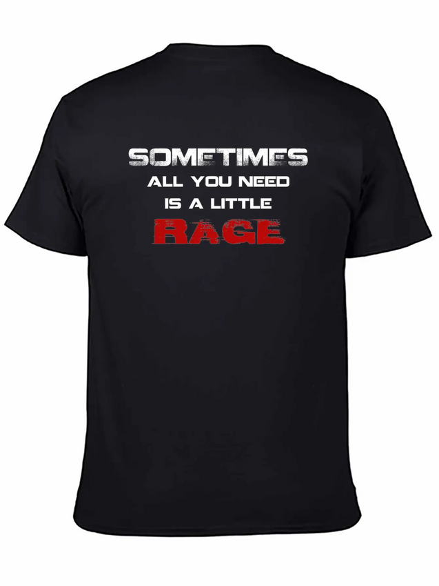 RAGE Lightweight Cotton T-Shirt – Daily Comfort Graphic Shirt