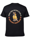 Rain Can Never Stop A German Shepherd Lightweight Cotton T-Shirt – Daily Comfort Graphic Shirt