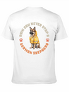 Rain Can Never Stop A German Shepherd Lightweight Cotton T-Shirt – Daily Comfort Graphic Shirt