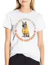 Rain Can Never Stop A German Shepherd Lightweight Cotton T-Shirt – Daily Comfort Graphic Shirt
