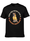 Rain Can Never Stop A German Shepherd Lightweight Cotton T-Shirt – Daily Comfort Graphic Shirt