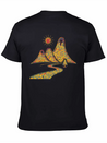 Rainbow Dots Hills Lightweight Cotton T-Shirt – Daily Comfort Graphic Shirt