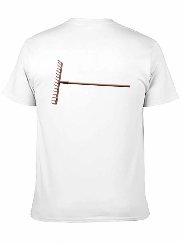 Rake Harke Rechen Heu Stroh Garten Garden Lightweight Cotton T-Shirt – Daily Comfort Graphic Shirt
