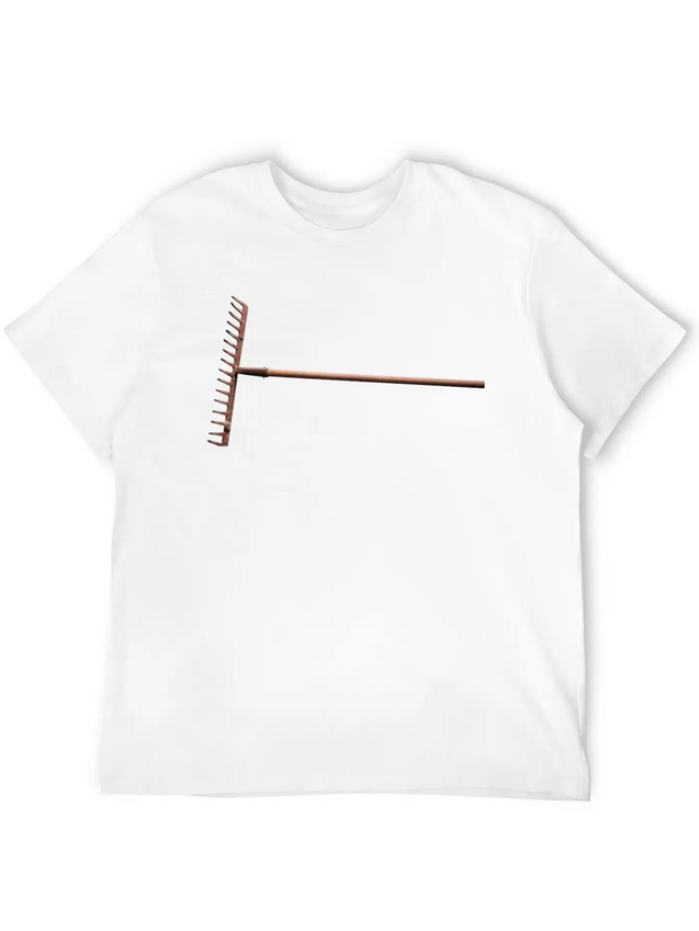 Rake Harke Rechen Heu Stroh Garten Garden Lightweight Cotton T-Shirt – Daily Comfort Graphic Shirt