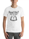Read A Book Lightweight Cotton T-Shirt – Daily Comfort Graphic Shirt