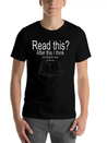 Read A Book Lightweight Cotton T-Shirt – Daily Comfort Graphic Shirt