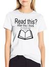 Read A Book Lightweight Cotton T-Shirt – Daily Comfort Graphic Shirt