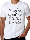Reading Read Books Book Literature Book Gift Lightweight Cotton T-Shirt – Daily Comfort Graphic Shirt