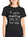 Reading Read Books Book Literature Book Gift Lightweight Cotton T-Shirt – Daily Comfort Graphic Shirt