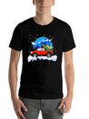 Red Truck Pick Up Christmas Tree Lightweight Cotton T-Shirt – Daily Comfort Graphic Shirt