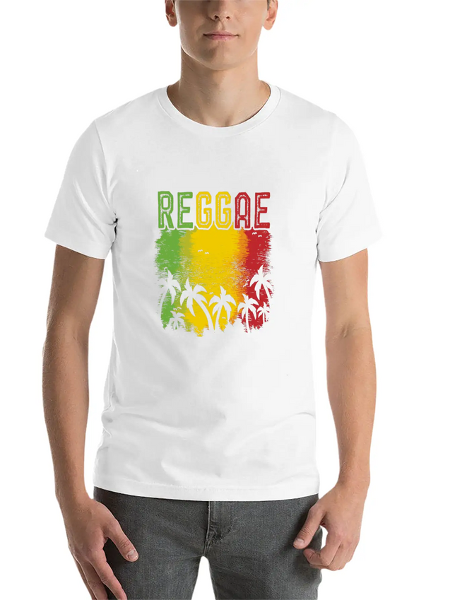 Reggae Lightweight Cotton T-Shirt – Daily Comfort Graphic Shirt