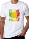 Reggae Lightweight Cotton T-Shirt – Daily Comfort Graphic Shirt