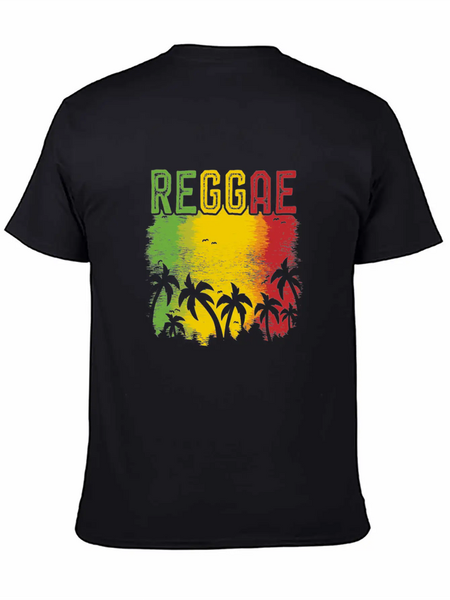 Reggae Lightweight Cotton T-Shirt – Daily Comfort Graphic Shirt