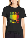 Reggae Lightweight Cotton T-Shirt – Daily Comfort Graphic Shirt