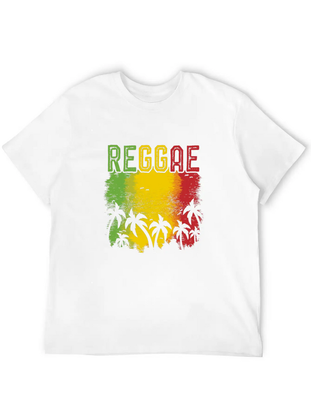 Reggae Lightweight Cotton T-Shirt – Daily Comfort Graphic Shirt