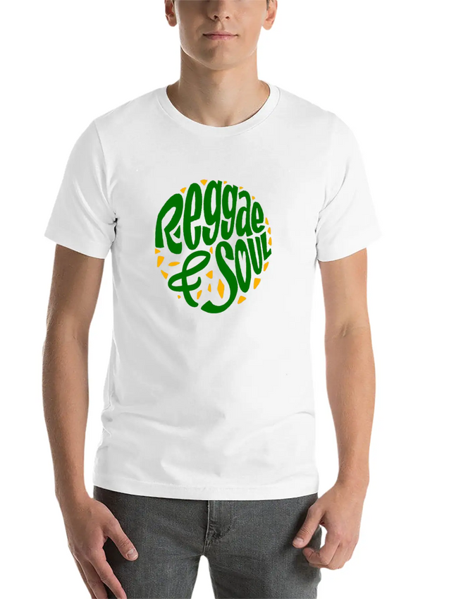 Reggae & Soul Print | Jamaican Flag Or Jamaica Lightweight Cotton T-Shirt – Daily Comfort Graphic Shirt
