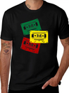 REGGAE TAPES Lightweight Cotton T-Shirt – Daily Comfort Graphic Shirt