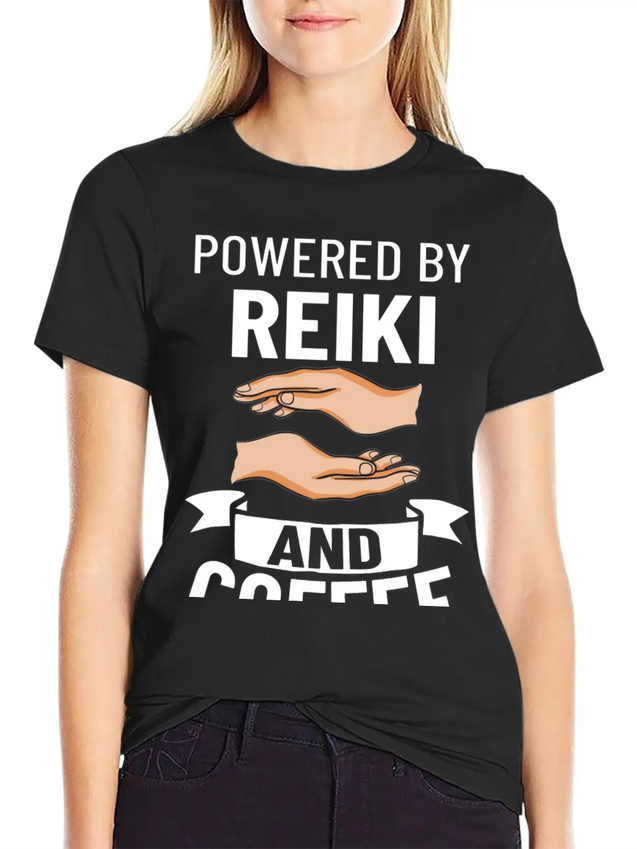 Reiki Healer Energy Healing Music Master Stone Lightweight Cotton T-Shirt – Daily Comfort Graphic Shirt