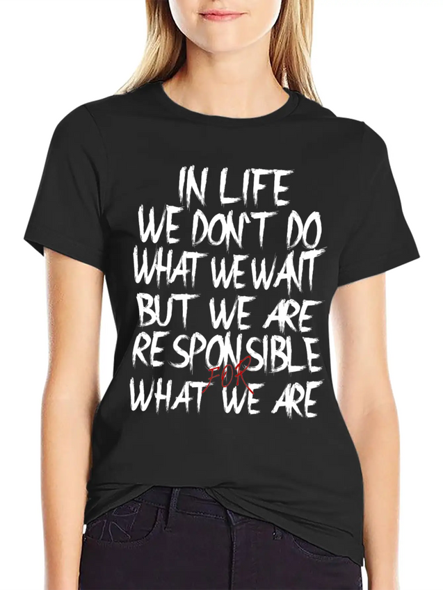Responsible Lightweight Cotton T-Shirt – Daily Comfort Graphic Shirt