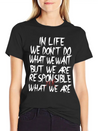 Responsible Lightweight Cotton T-Shirt – Daily Comfort Graphic Shirt