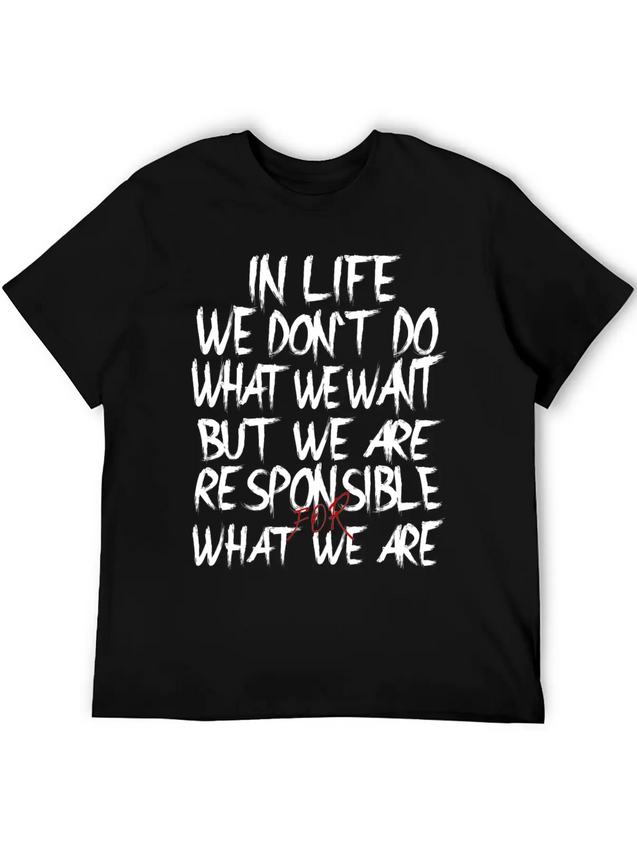 Responsible Lightweight Cotton T-Shirt – Daily Comfort Graphic Shirt