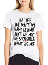 Responsible Lightweight Cotton T-Shirt – Daily Comfort Graphic Shirt