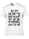 Responsible Lightweight Cotton T-Shirt – Daily Comfort Graphic Shirt