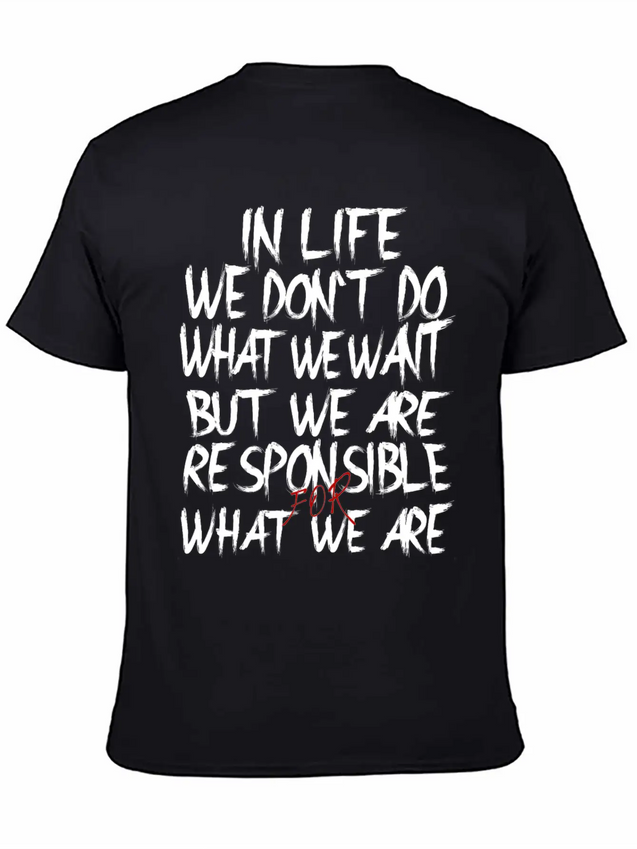 Responsible Lightweight Cotton T-Shirt – Daily Comfort Graphic Shirt