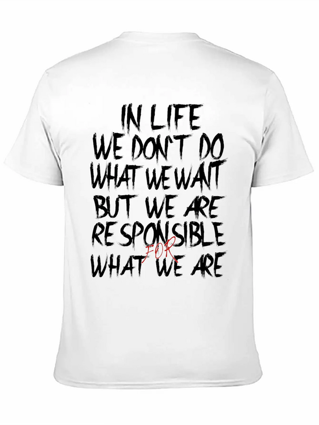 Responsible Lightweight Cotton T-Shirt – Daily Comfort Graphic Shirt