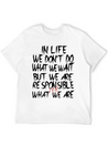 Responsible Lightweight Cotton T-Shirt – Daily Comfort Graphic Shirt