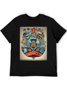 Retro 60s Lightweight Cotton T-Shirt – Daily Comfort Graphic Shirt
