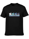 Retro Butterfly Gradient Lightweight Cotton T-Shirt – Daily Comfort Graphic Shirt