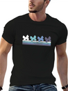Retro Butterfly Gradient Lightweight Cotton T-Shirt – Daily Comfort Graphic Shirt