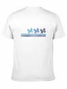 Retro Butterfly Gradient Lightweight Cotton T-Shirt – Daily Comfort Graphic Shirt