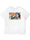 Retro Coffee The Reason I'm Smiling Lightweight Cotton T-Shirt – Daily Comfort Graphic Shirt