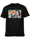 Retro Coffee The Reason I'm Smiling Lightweight Cotton T-Shirt – Daily Comfort Graphic Shirt