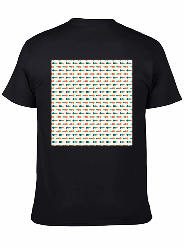 Retro Funky Style Modern Pattern Lightweight Cotton T-Shirt – Daily Comfort Graphic Shirt