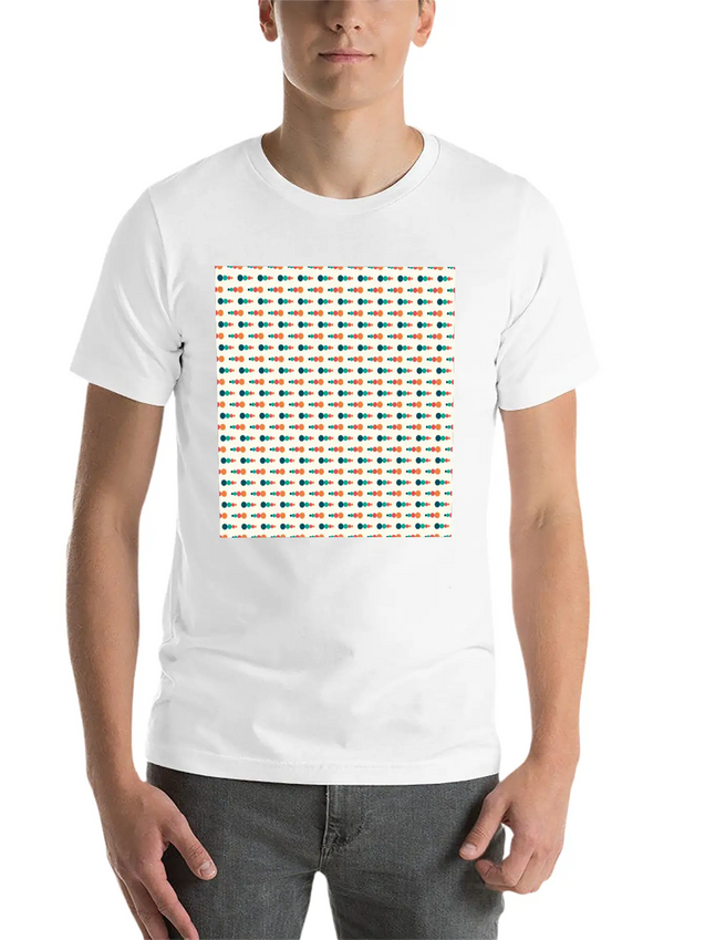 Retro Funky Style Modern Pattern Lightweight Cotton T-Shirt – Daily Comfort Graphic Shirt
