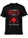 Retro Gaming 8Bit Nostalgia Pixel Art Games Lightweight Cotton T-Shirt – Daily Comfort Graphic Shirt