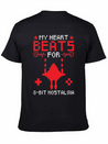 Retro Gaming 8Bit Nostalgia Pixel Art Games Lightweight Cotton T-Shirt – Daily Comfort Graphic Shirt