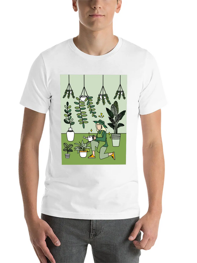 Retro Hobby Gardener Garden Gardener Lightweight Cotton T-Shirt – Daily Comfort Graphic Shirt