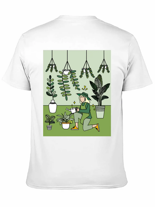 Retro Hobby Gardener Garden Gardener Lightweight Cotton T-Shirt – Daily Comfort Graphic Shirt