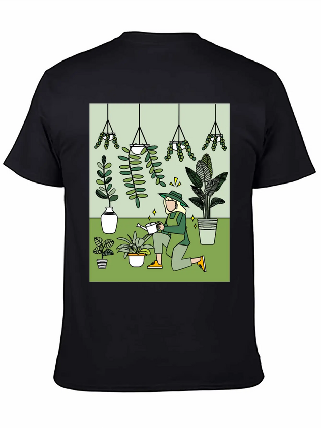 Retro Hobby Gardener Garden Gardener Lightweight Cotton T-Shirt – Daily Comfort Graphic Shirt