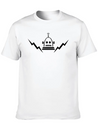 Retro Robot (glow-in-the-dark) Lightweight Cotton T-Shirt – Daily Comfort Graphic Shirt