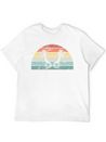 Retro Tuning Sunset Vintage Car Sunrise Lightweight Cotton T-Shirt – Daily Comfort Graphic Shirt