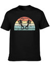 Retro Tuning Sunset Vintage Car Sunrise Lightweight Cotton T-Shirt – Daily Comfort Graphic Shirt
