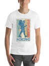 Retro Vintage Style Hiking Hike Wander Walk Tramp Lightweight Cotton T-Shirt – Daily Comfort Graphic Shirt
