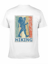 Retro Vintage Style Hiking Hike Wander Walk Tramp Lightweight Cotton T-Shirt – Daily Comfort Graphic Shirt