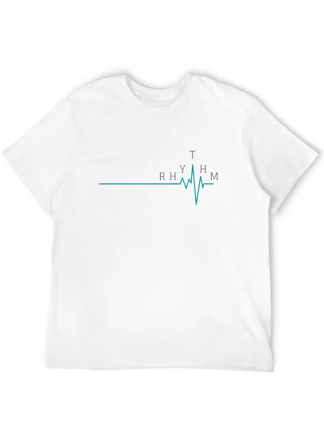 RHYTHM - Ambitious Design For Passionate People Lightweight Cotton T-Shirt – Daily Comfort Graphic Shirt