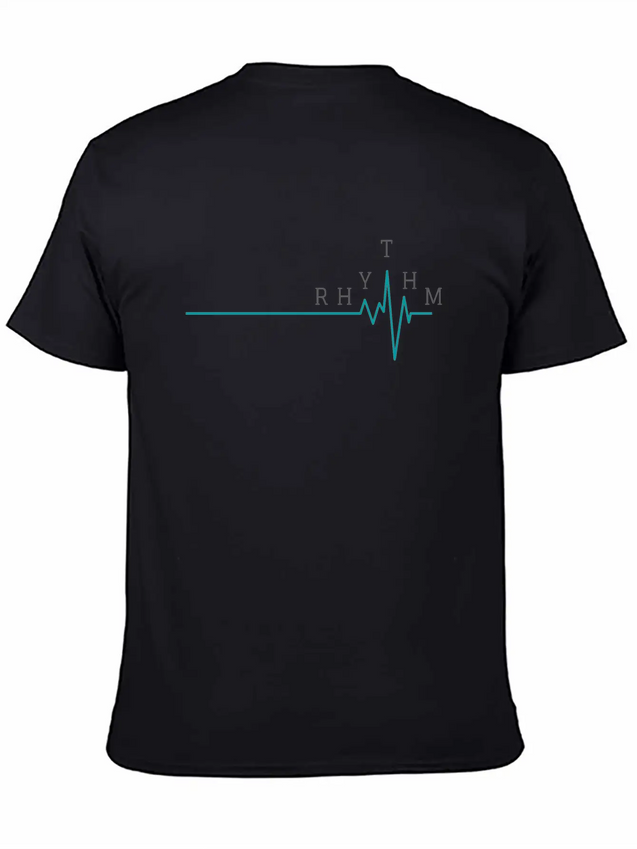 RHYTHM - Ambitious Design For Passionate People Lightweight Cotton T-Shirt – Daily Comfort Graphic Shirt